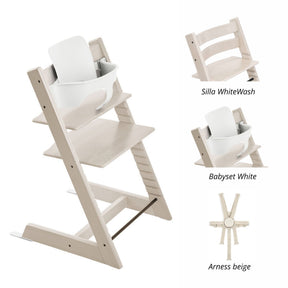 Pack alimentación: Silla Tripp Trapp + Babyset + arness STOKKE