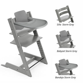 Pack alimentación: Silla Tripp Trapp + Babyset + Bandeja STOKKE