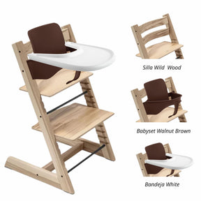 Pack alimentación: Silla Tripp Trapp + Babyset + Bandeja STOKKE