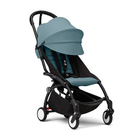 COCHE STOKKE YOYO³ CHASIS NEGRO TEXTIL 2DA ETAPA DE 6 MESES A 4 AÑOS