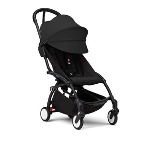 COCHE STOKKE YOYO³ CHASIS NEGRO TEXTIL 2DA ETAPA DE 6 MESES A 4 AÑOS