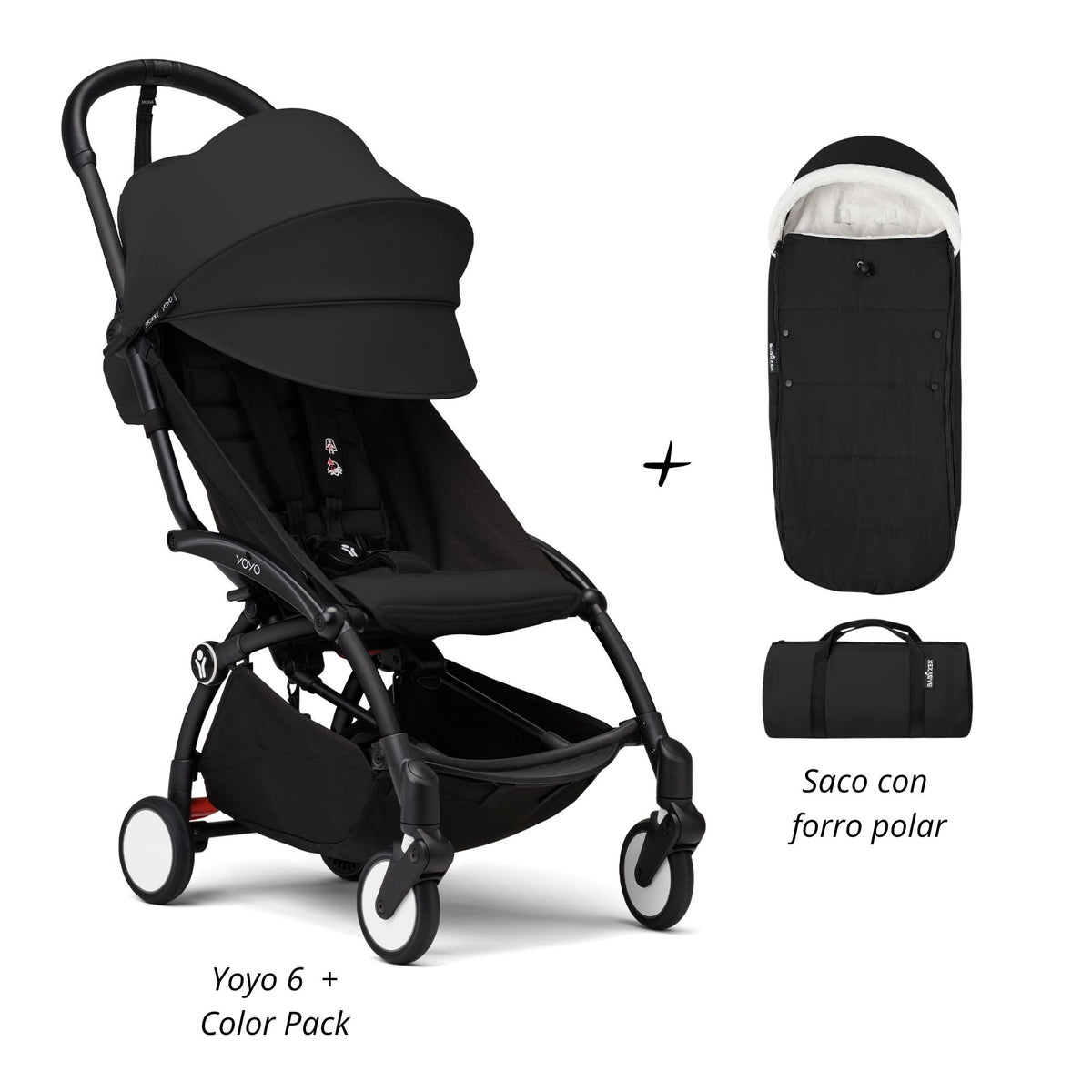YOYO³ Pack Esencial 6+ saco con forro polar