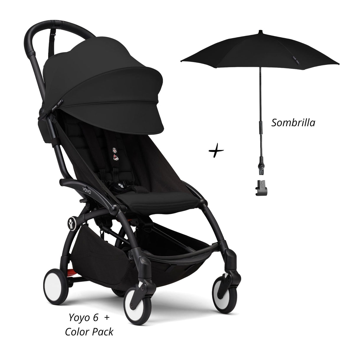 YOYO³ Pack Esencial 6+ saco con sombrilla