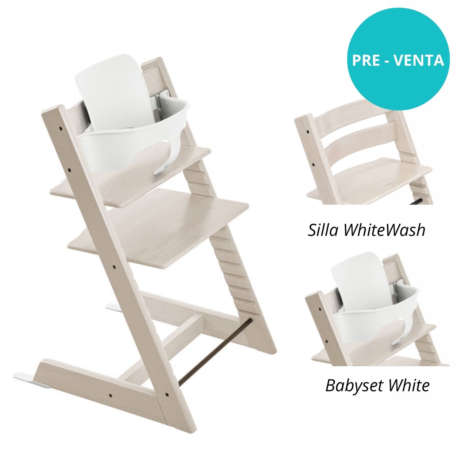 Pack alimentación: Silla Tripp Trapp + Babyset STOKKE