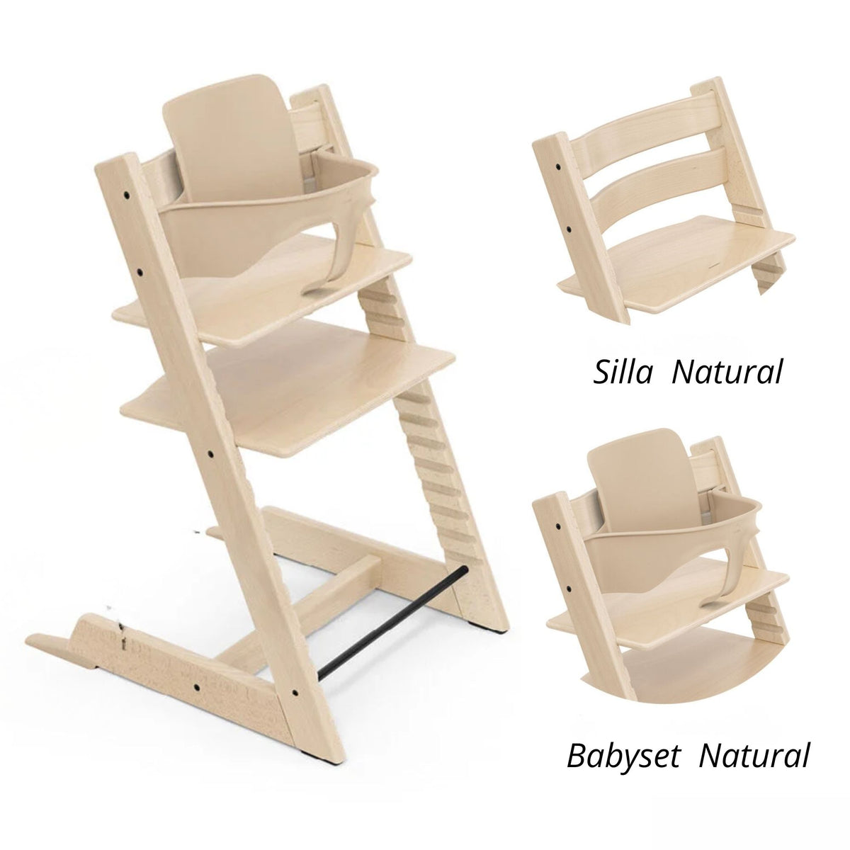 Pack alimentación: Silla Tripp Trapp + Babyset STOKKE
