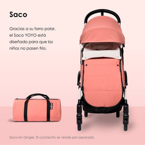 SACO CON FORRO POLAR PARA COCHE MODELO YOYO³