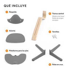 PACK SILLA NOMI + COJÍN+ BABYSET STOKKE